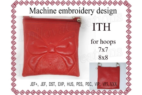 Download Cosmetic Bag Zippered Bag Ribbon - Red Collection