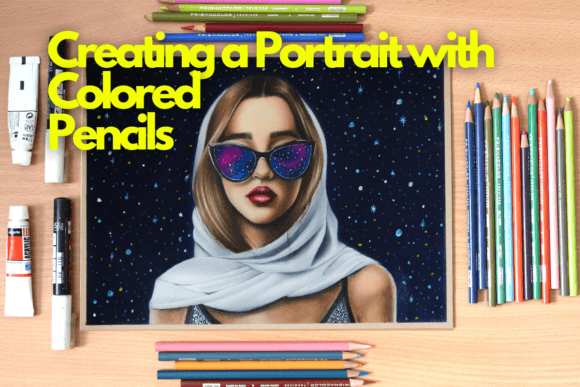 Download Creating a Portrait with Colored Pencils - Red Collection