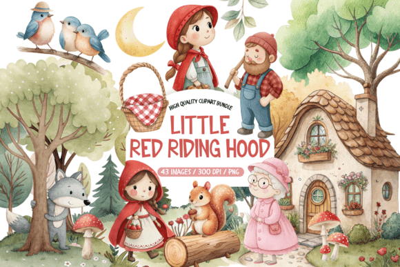 Download Little Red Riding Hood Clipart - Red Collection